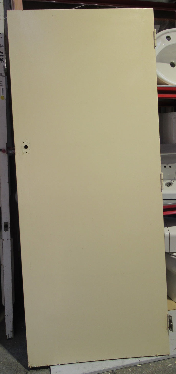 Cream & Varnish Finish Hollow Core Door   1980H x 810W x 40D