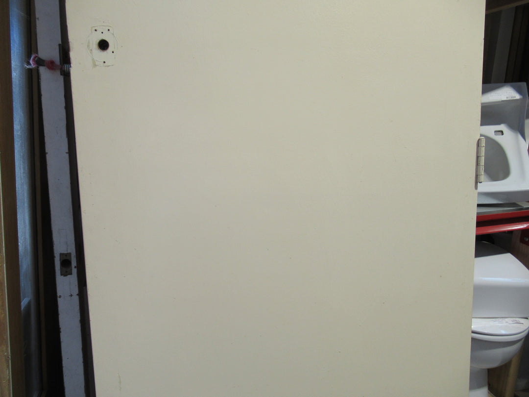 Cream & Varnish Finish Hollow Core Door   1980H x 810W x 40D