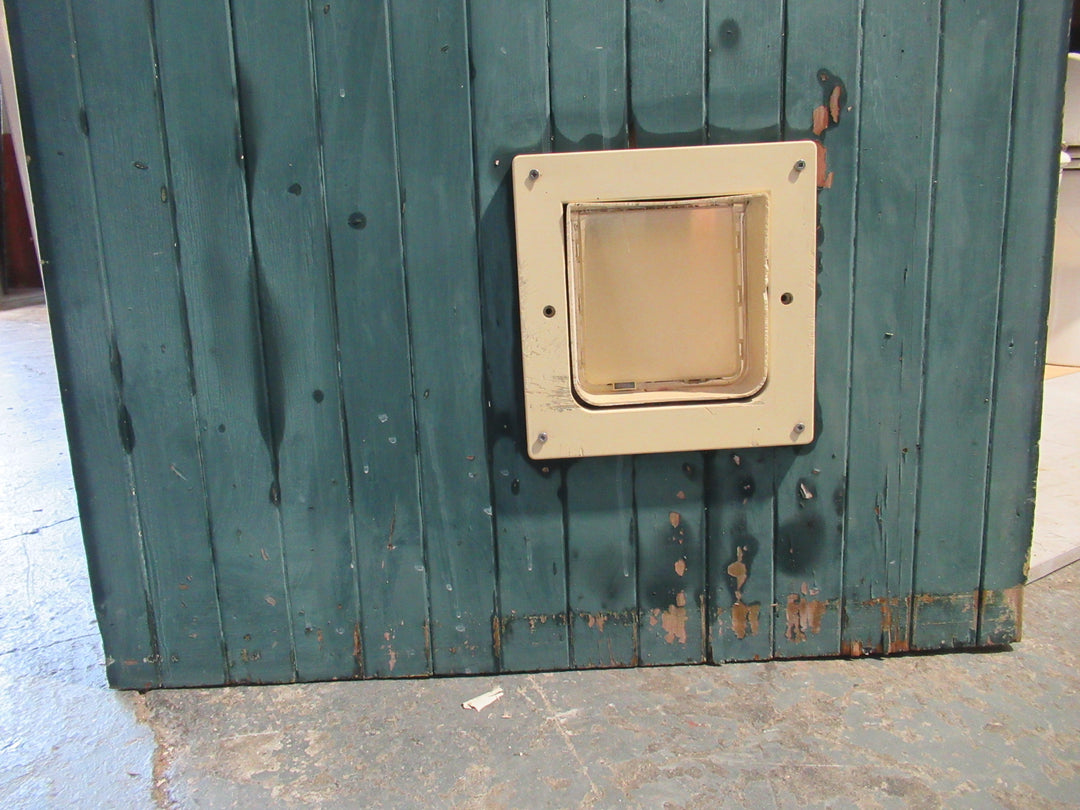 Exterior T & G Door with Cat Flap 2050Hx 810W