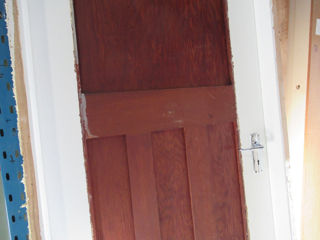 4 Panel Bungalow Cedar Door with Frame 2052H  x 855W x 120D/Door 1990H x 810W
