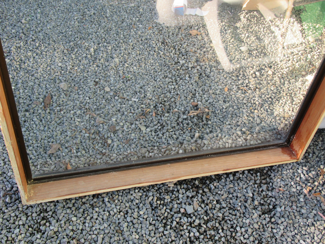 Brown Tall 2 Lite with 1 Opening Aluminium Window 1700H x 1100W