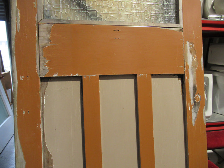 1 Lite Craftsman Door with Aztec Glass 2020H x 810W x 45D