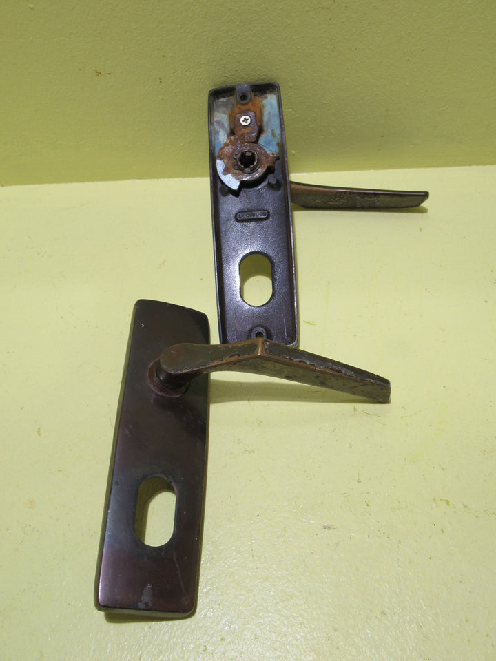 Commercial Lockwood Retro Door Handle & Mortice165L x 45/Lever 55H x 120L