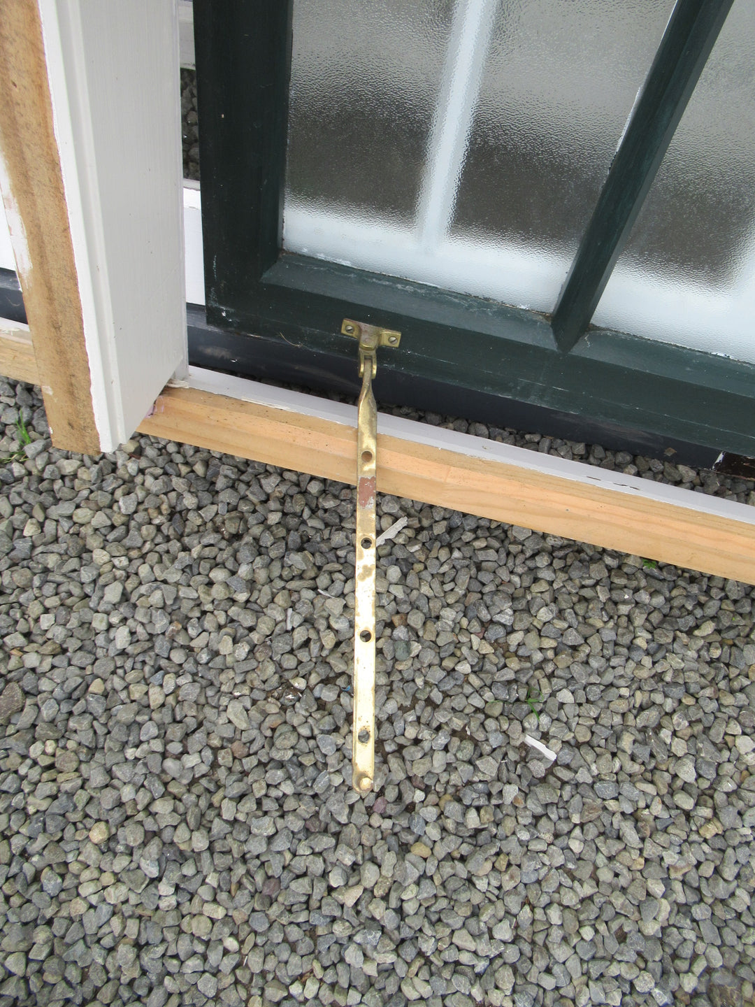 Colonial 4 Lite Awning Wooden Window with Obscure Glass 1090H x 600W x 150D