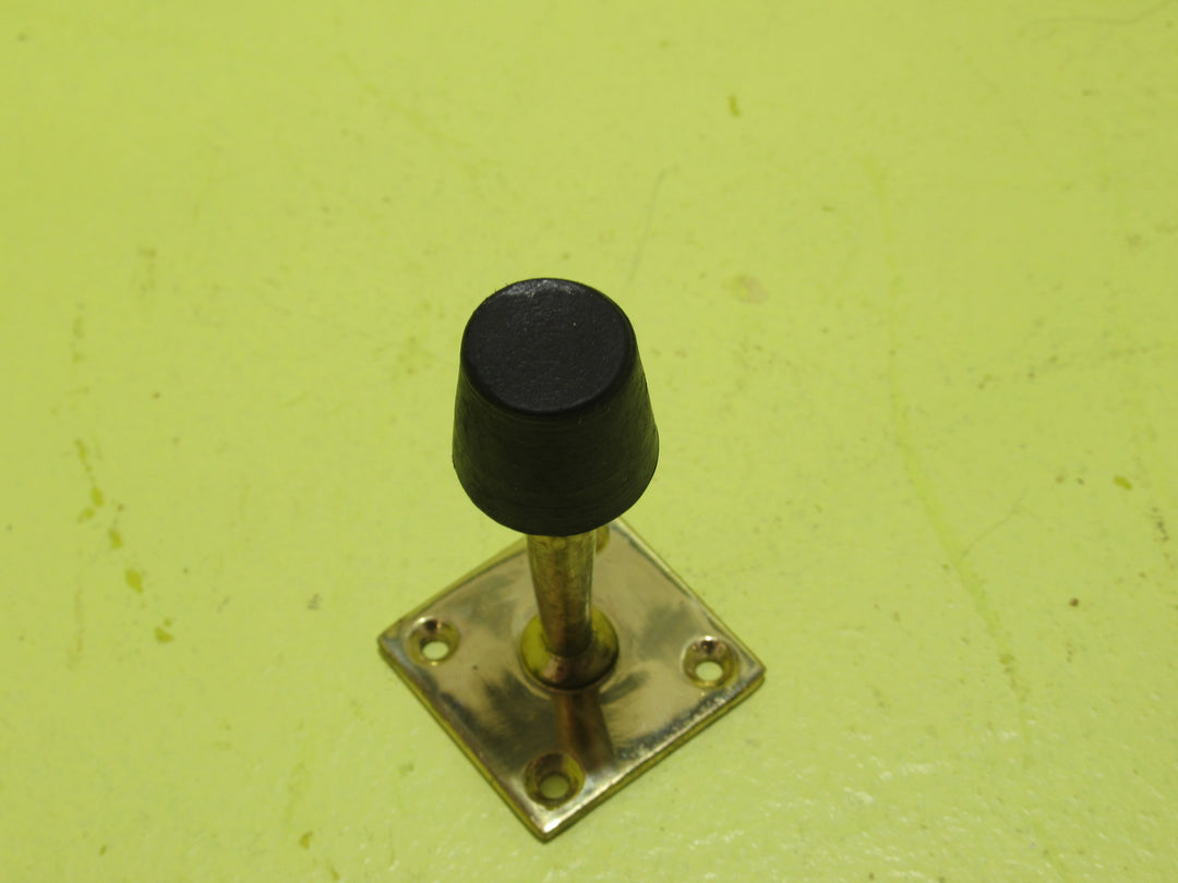 Brass Door Stop with Rubber End 36Dia x 70D