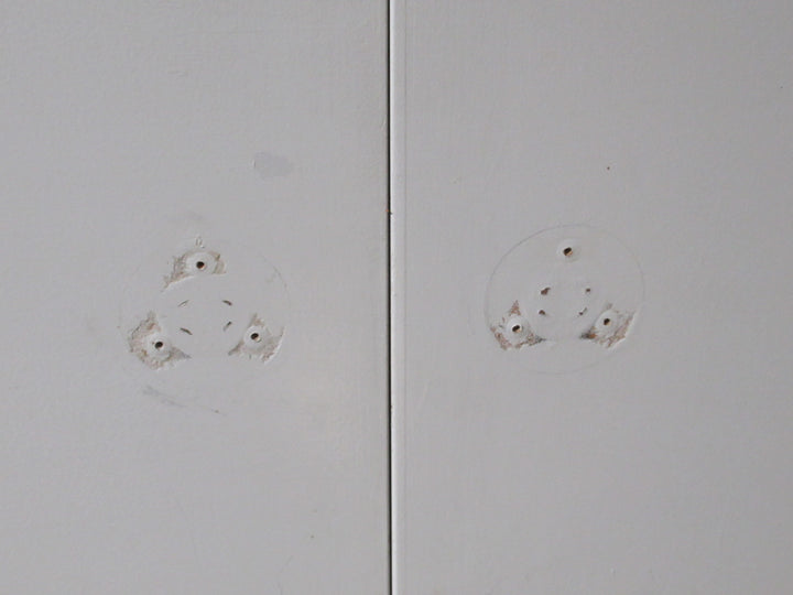 Double Hollow Core Walldrobe/Cupboard Doors in Frame 2035H x 1585W x 140D/Door 1980H x 760-1525W