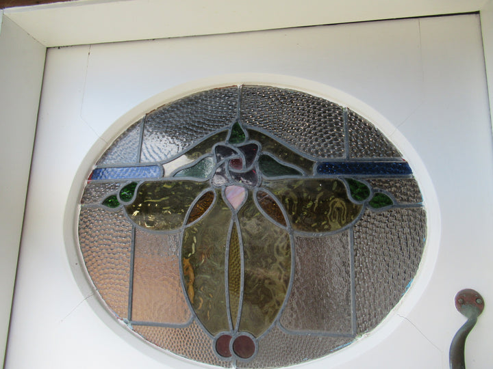 Bungalow Leadlidght Front Entrance with Leadlight Side Lite 2100H x 1300W x 155D