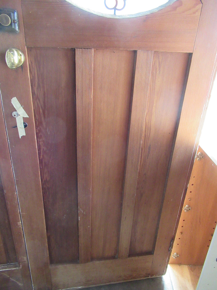 Bungalow Leadlidght Front Entrance with Leadlight Side Lite 2100H x 1300W x 155D