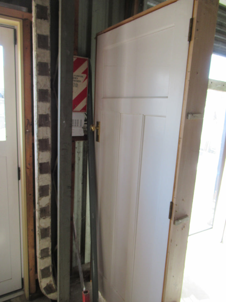 Framed Craftsman Native Timber Door with Hardware  2055H x 850W x 130D/Door 2010H x 805W