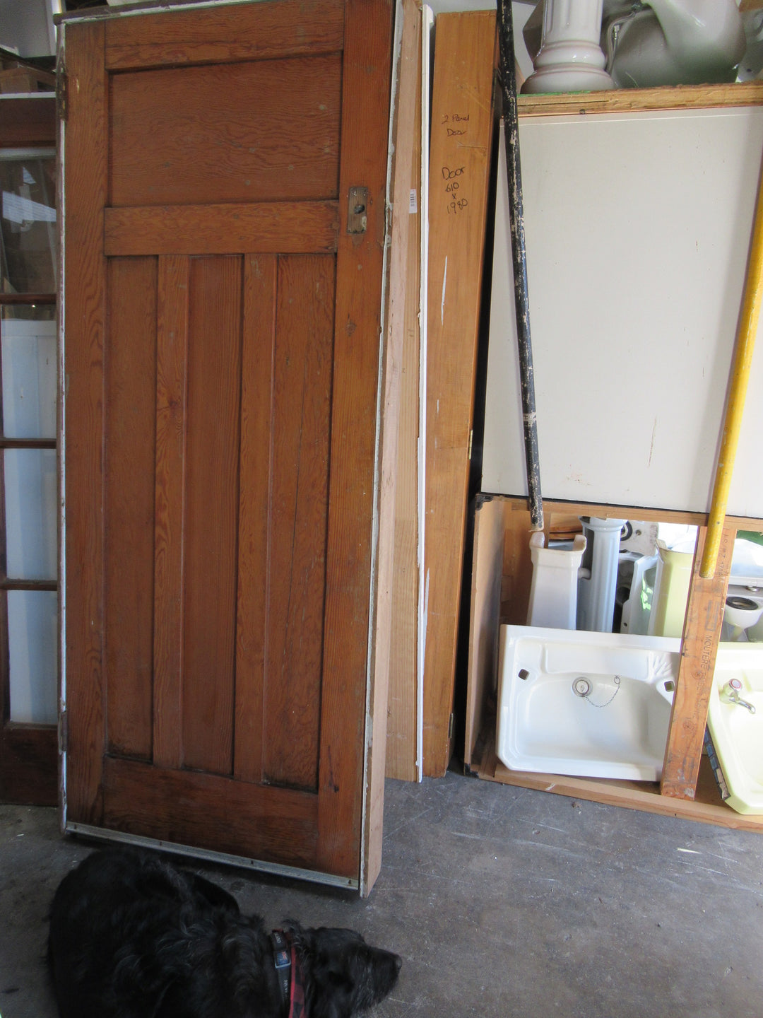 Framed Craftsman Native Timber Door with Hardware  2055H x 850W x 130D/Door 2010H x 805W