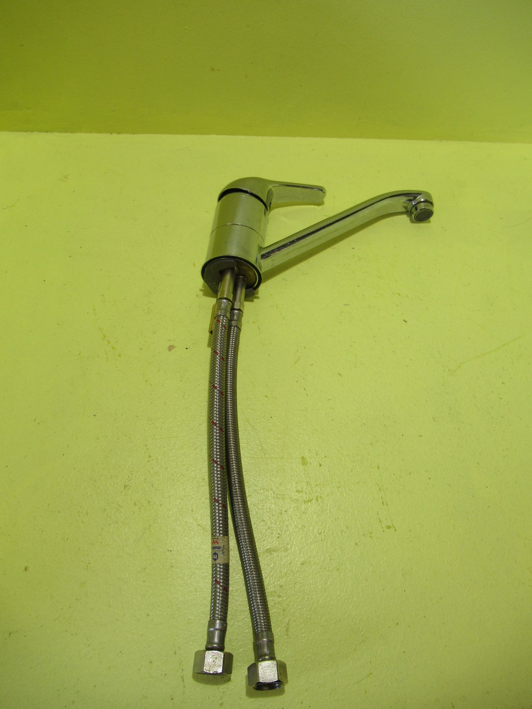 Kitchen Mixer with Long Spout & Flexi Hoses
