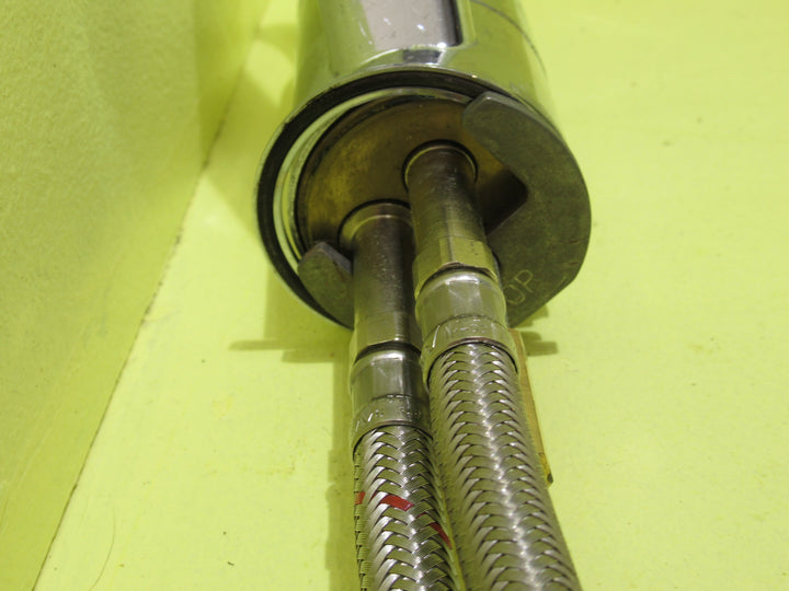 Kitchen Mixer with Long Spout & Flexi Hoses