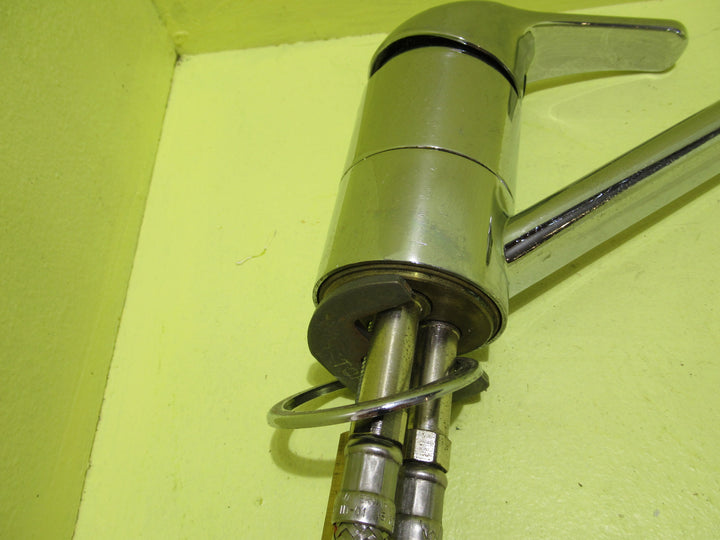 Kitchen Mixer with Long Spout & Flexi Hoses