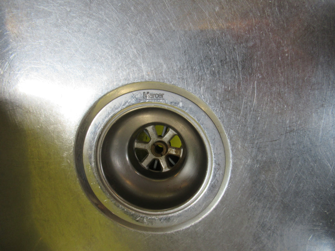 Compact Mercer Kitchen Sink with Drainer 855L x 510W/Bowl 180H x 380W x 400D