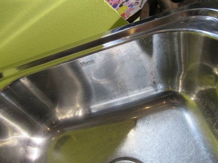 Compact Mercer Kitchen Sink with Drainer 855L x 510W/Bowl 180H x 380W x 400D