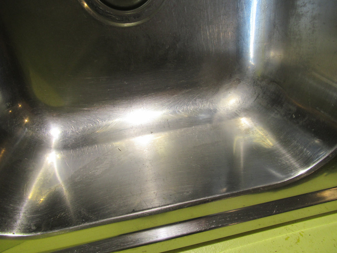 Compact Mercer Kitchen Sink with Drainer 855L x 510W/Bowl 180H x 380W x 400D