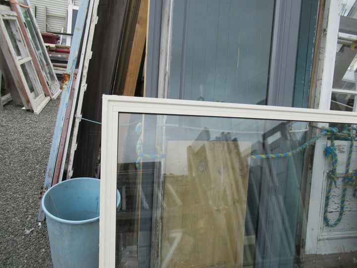 Double Glazed 3 Lite/1Opening Almond Aluminium Window 1200H x 2400W x 125D