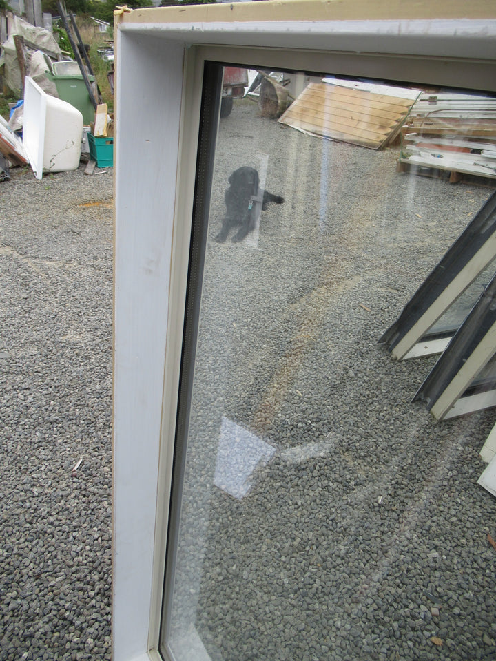 Double Glazed 3 Lite/1Opening Almond Aluminium Window 1200H x 2400W x 125D