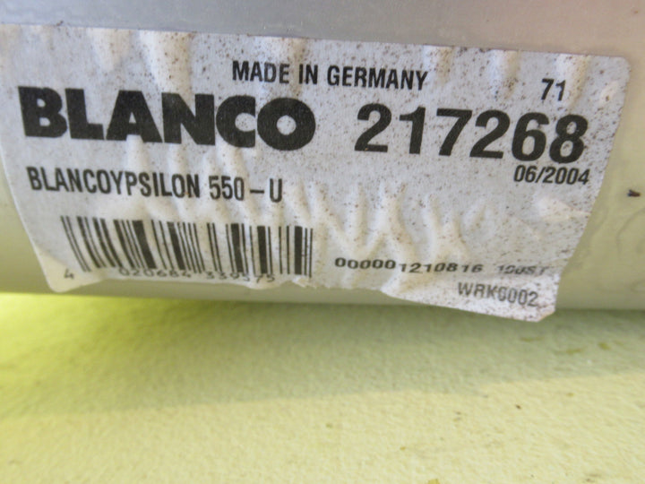 Blanco Double Bowl 530-U1.5 Undermount (4 53665BL)600L x 470W x 160D