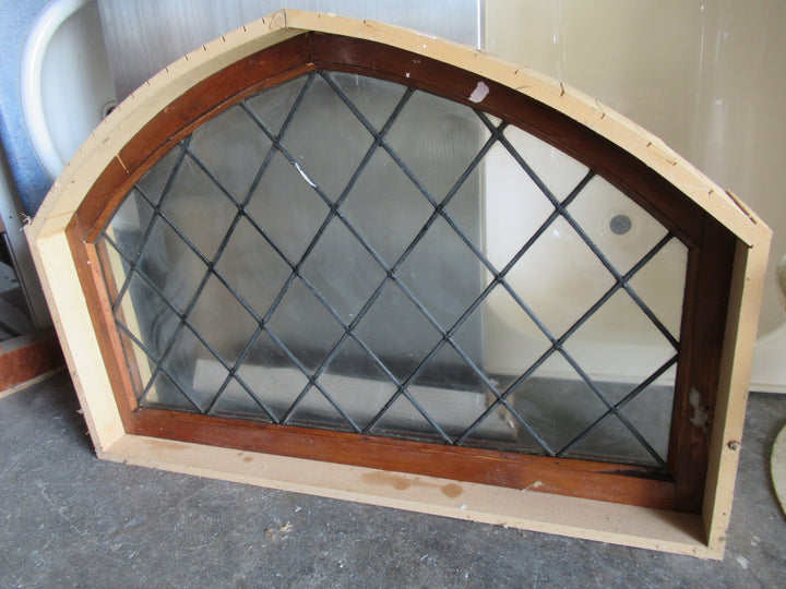 Internal Semi Circle Diamond Leadlight Window 450-700H x 1030W x 170D