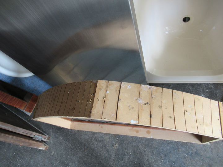 Internal Semi Circle Diamond Leadlight Window 450-700H x 1030W x 170D