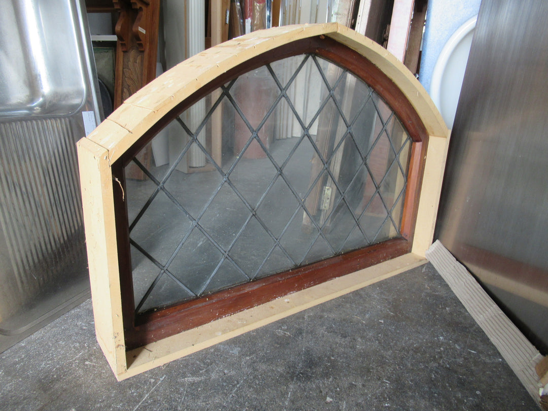 Internal Semi Circle Diamond Leadlight Window 450-700H x 1030W x 170D