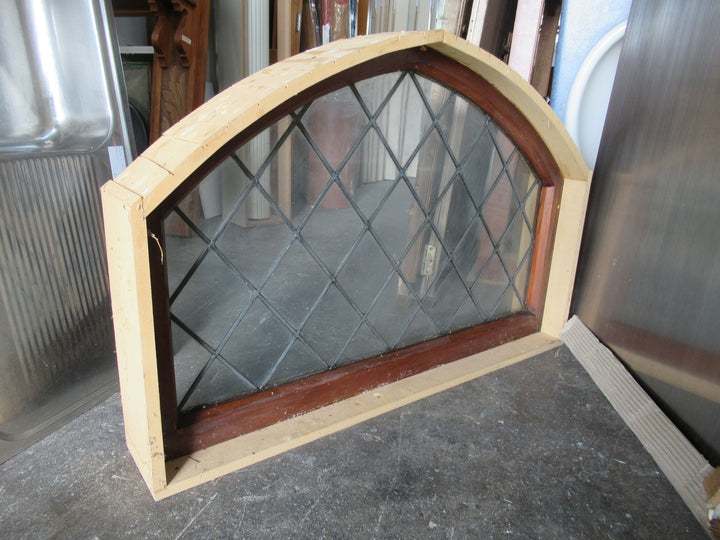 Internal Semi Circle Diamond Leadlight Window 450-700H x 1030W x 170D