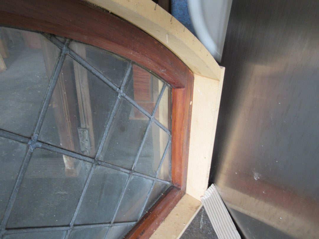 Internal Semi Circle Diamond Leadlight Window 450-700H x 1030W x 170D