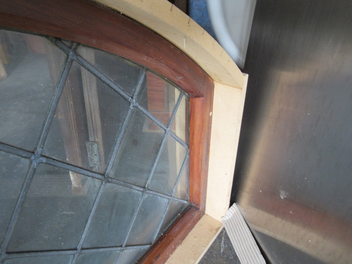 Internal Semi Circle Diamond Leadlight Window 450-700H x 1030W x 170D