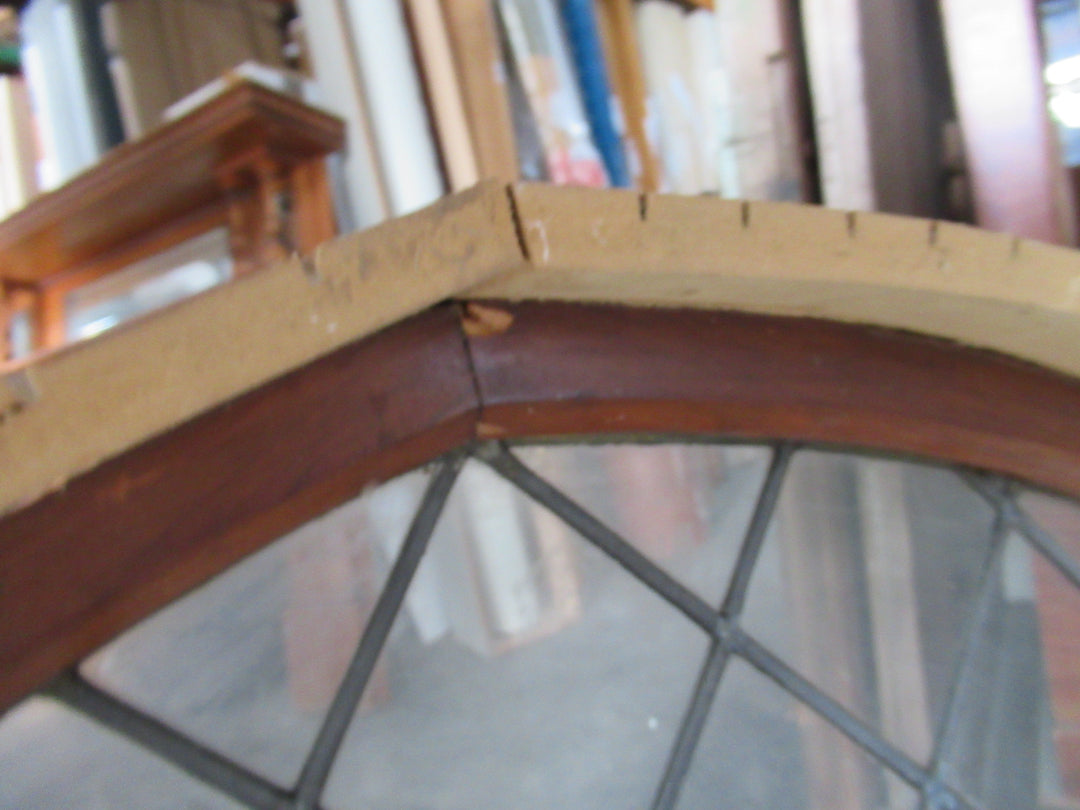 Internal Semi Circle Diamond Leadlight Window 450-700H x 1030W x 170D