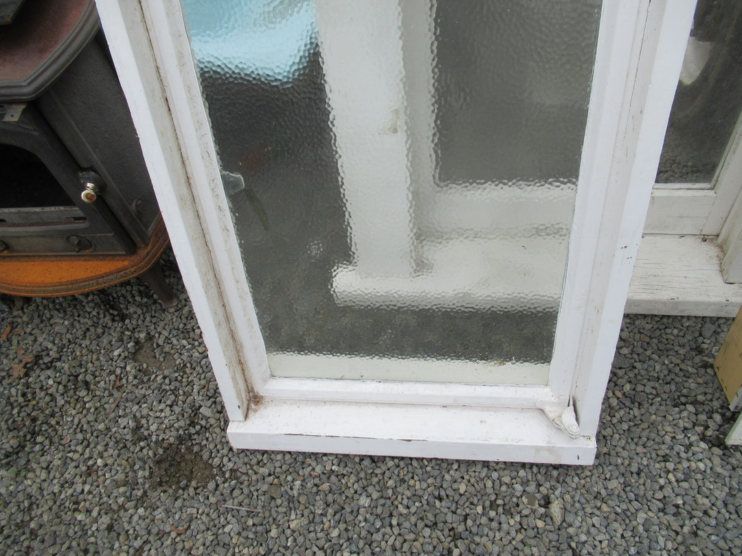 Chapman Taylor Obscure Casment Window with Metal Frame & Brass Hardware