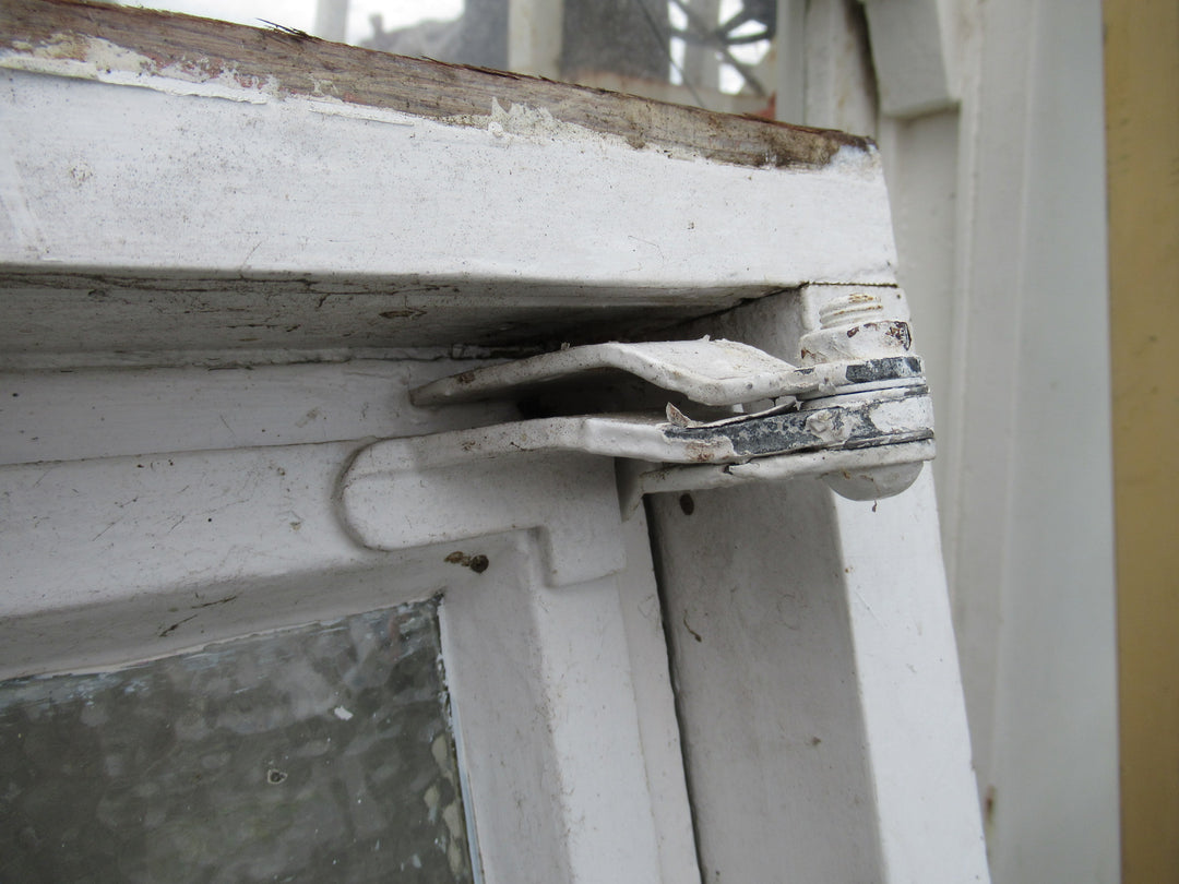 Chapman Taylor Obscure Casment Window with Metal Frame & Brass Hardware