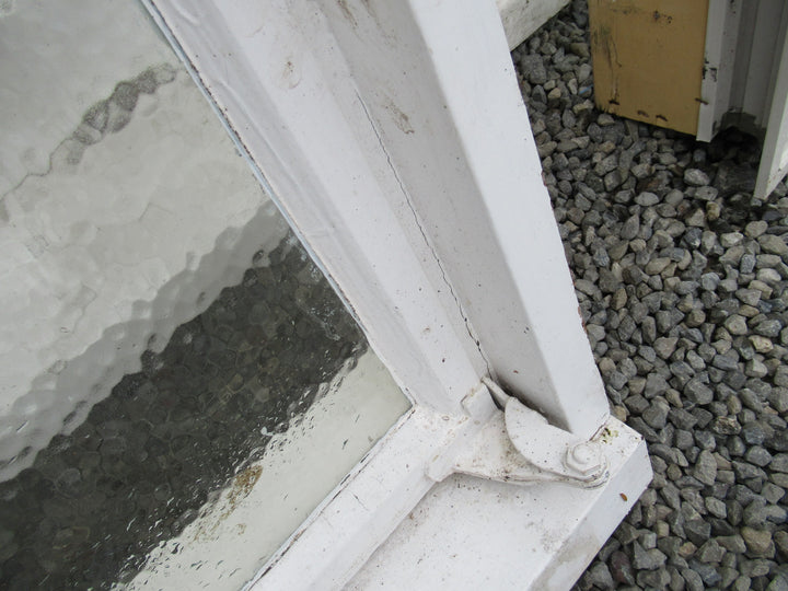 Chapman Taylor Obscure Casment Window with Metal Frame & Brass Hardware