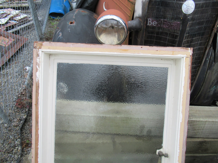 Chapman Taylor Obscure Casment Window with Metal Frame & Brass Hardware