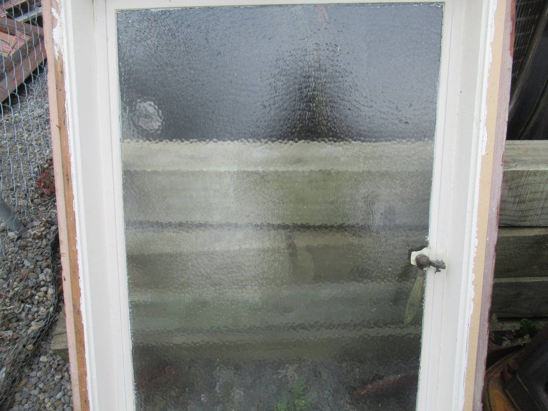 Chapman Taylor Obscure Casment Window with Metal Frame & Brass Hardware