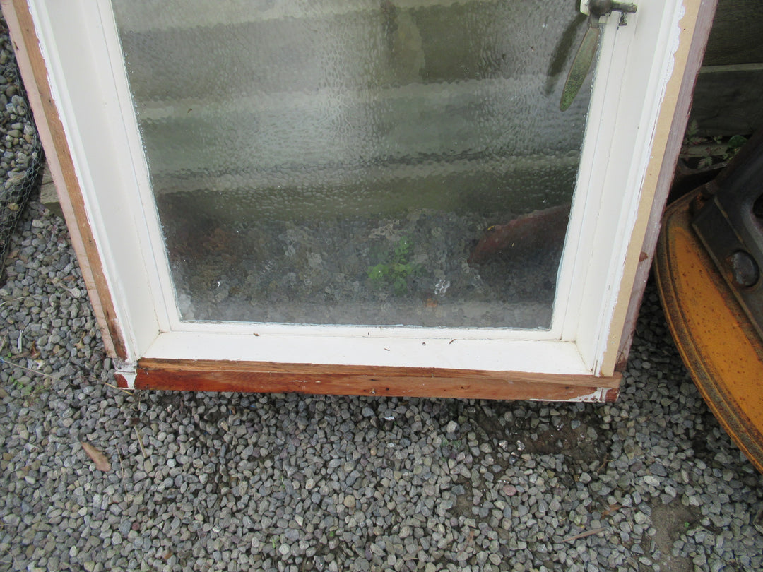 Chapman Taylor Obscure Casment Window with Metal Frame & Brass Hardware