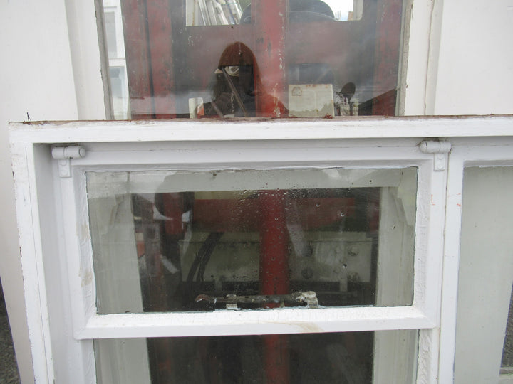 Chapman Taylor Obscure Casment Window with Metal Frame & Brass Hardware
