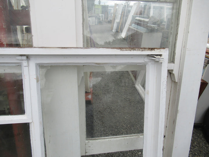 Chapman Taylor Obscure Casment Window with Metal Frame & Brass Hardware