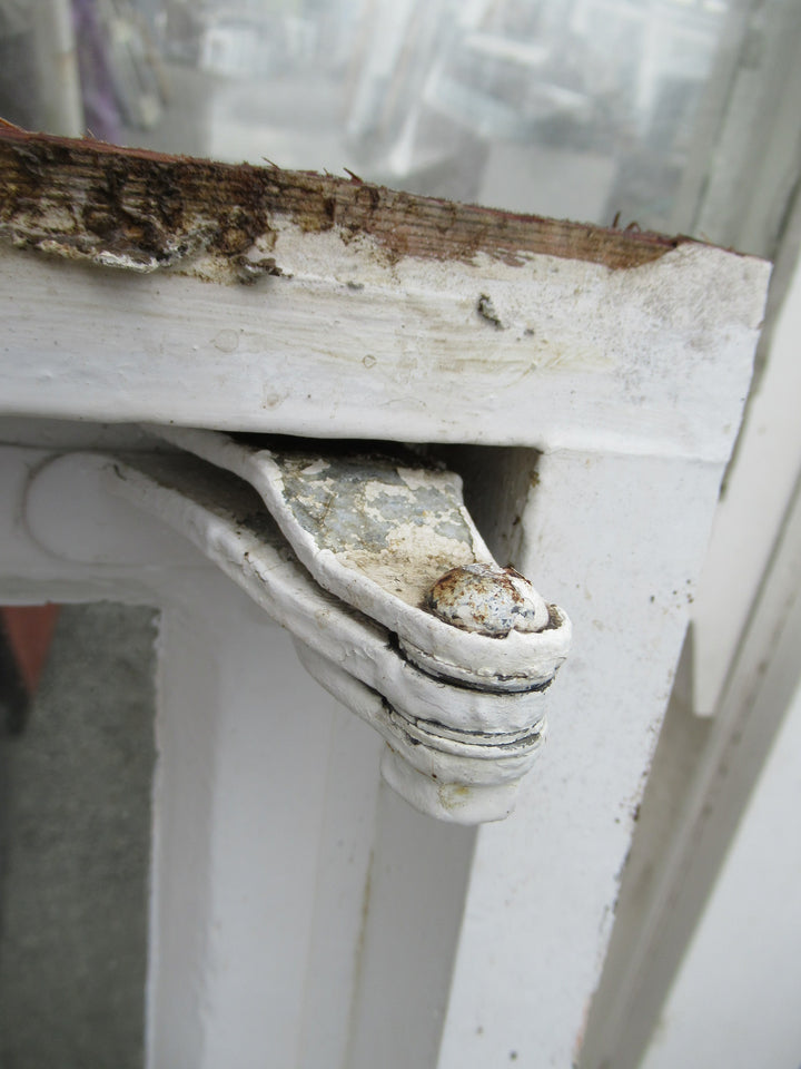 Chapman Taylor Obscure Casment Window with Metal Frame & Brass Hardware