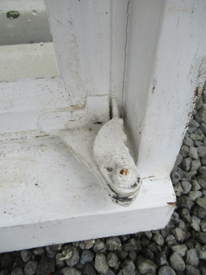 Chapman Taylor Obscure Casment Window with Metal Frame & Brass Hardware
