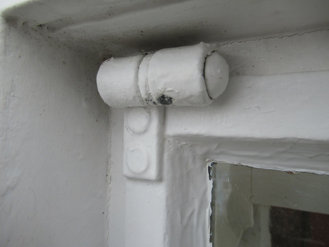 Chapman Taylor Obscure Casment Window with Metal Frame & Brass Hardware