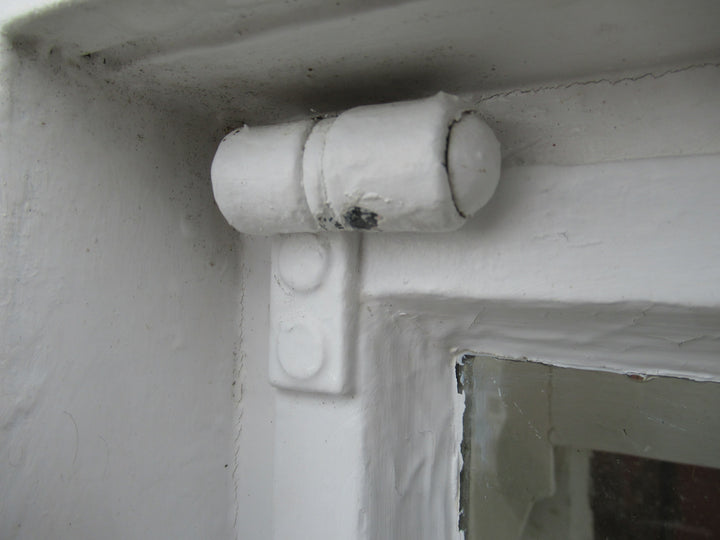 Chapman Taylor Obscure Casment Window with Metal Frame & Brass Hardware