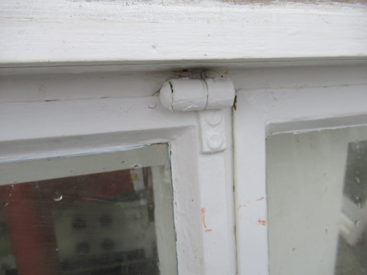 Chapman Taylor Obscure Casment Window with Metal Frame & Brass Hardware