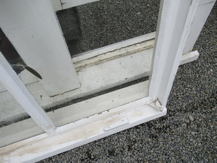 Chapman Taylor Obscure Casment Window with Metal Frame & Brass Hardware