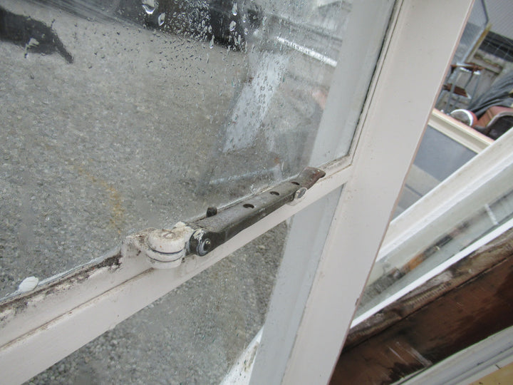 Chapman Taylor Obscure Casment Window with Metal Frame & Brass Hardware