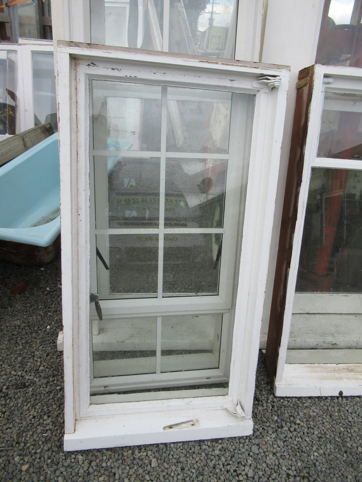 Chapman Taylor Obscure Casment Window with Metal Frame & Brass Hardware