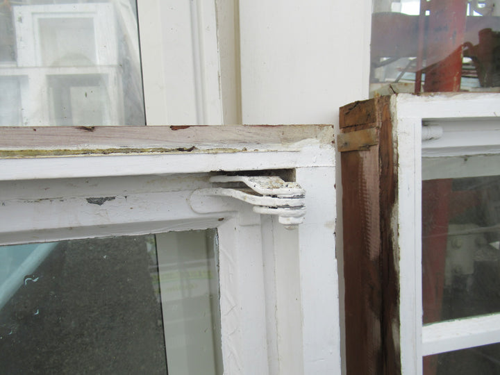 Chapman Taylor Obscure Casment Window with Metal Frame & Brass Hardware