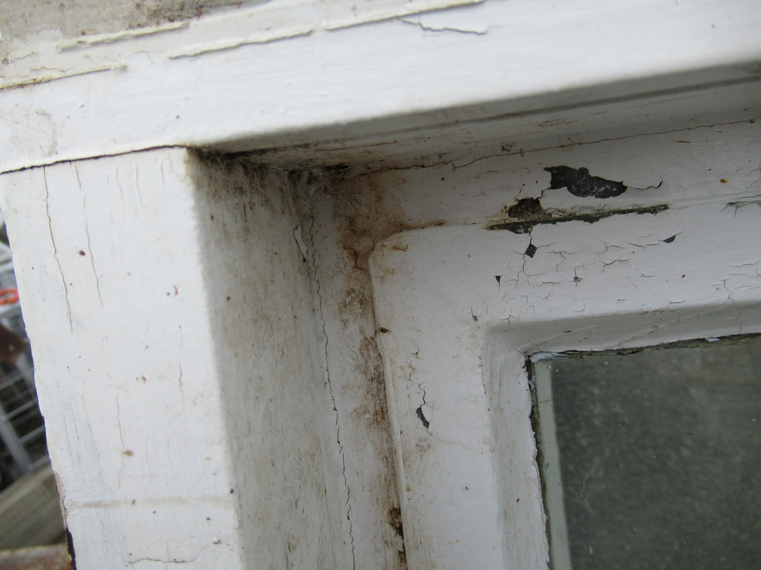 Chapman Taylor Obscure Casment Window with Metal Frame & Brass Hardware