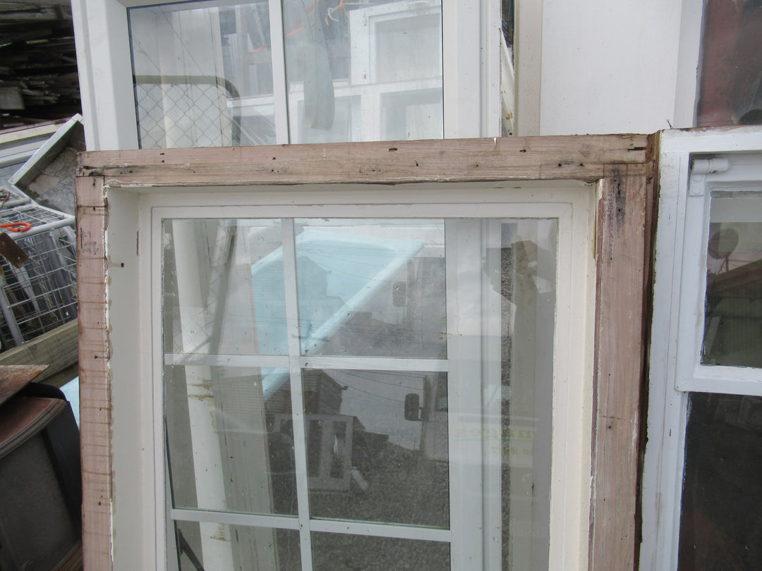 Chapman Taylor Obscure Casment Window with Metal Frame & Brass Hardware