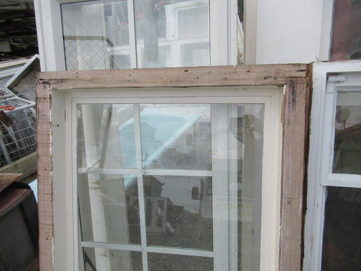 Chapman Taylor Obscure Casment Window with Metal Frame & Brass Hardware